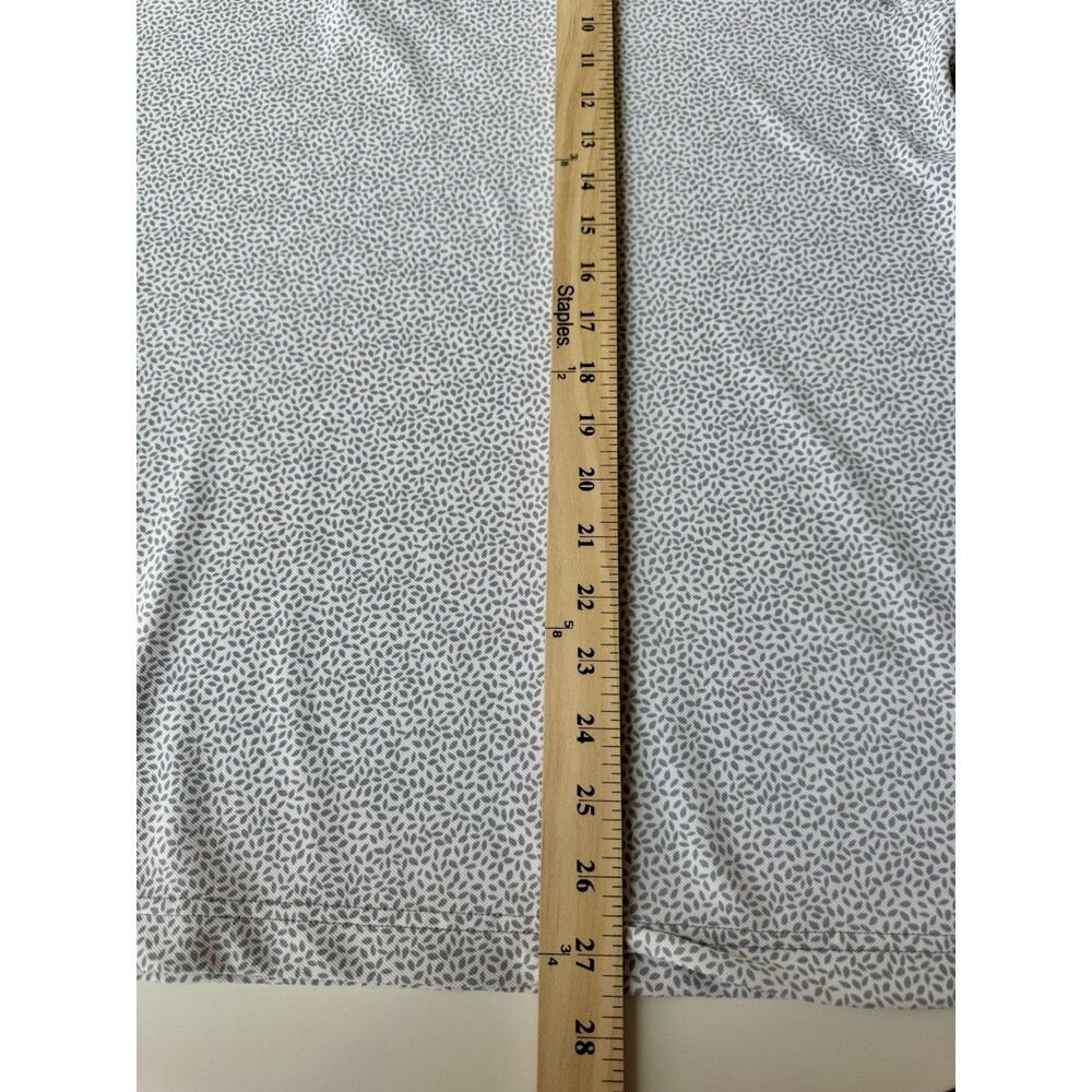 Cutter & Buck Mens Virtue Botanical Print Golf Polo Gray White Gardner Logo XL - Picture 8 of 11